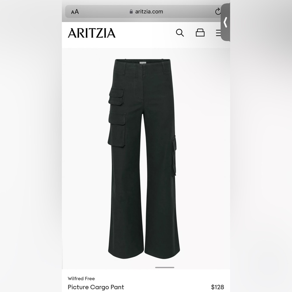 BNWT Aritzia Wilfred Free Cargo Pants